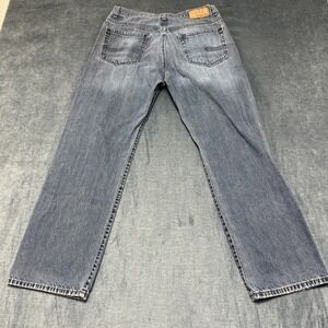 Calvin Klein Jeans Mens 33 Blue Denim Cotton Relaxed Straight Leg Easy Fit